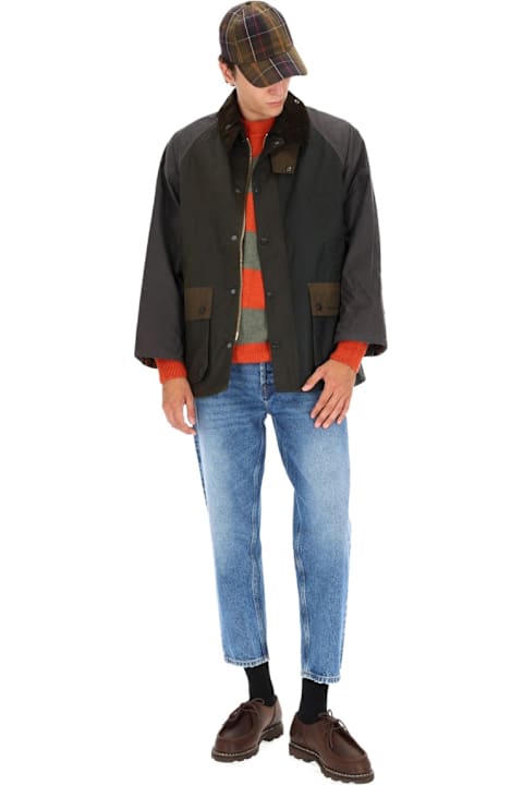 أدوات منزلية Barbour "patchwork Bedale" Waxed Jacket