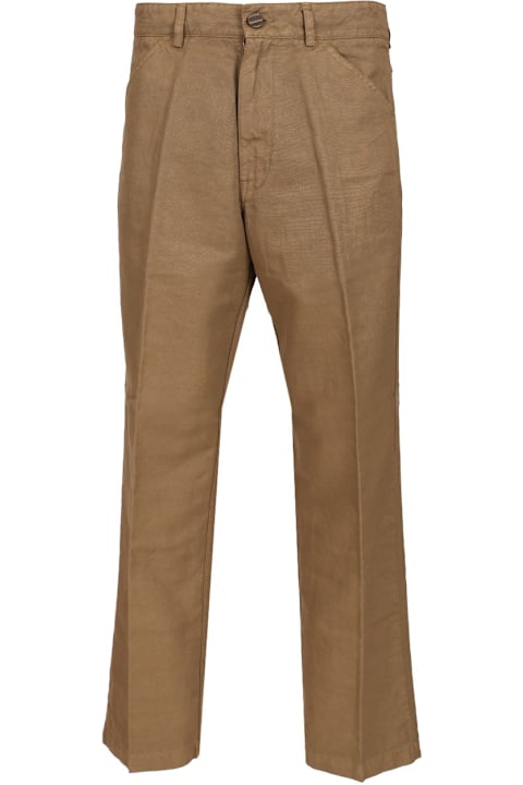 Original Vintage Style Clothing for Men Original Vintage Style Cotton And Linen Blend Trousers