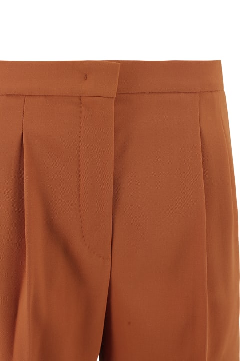 Max Mara Studio Pants & Shorts for Women Max Mara Studio Wool Crepe Shorts