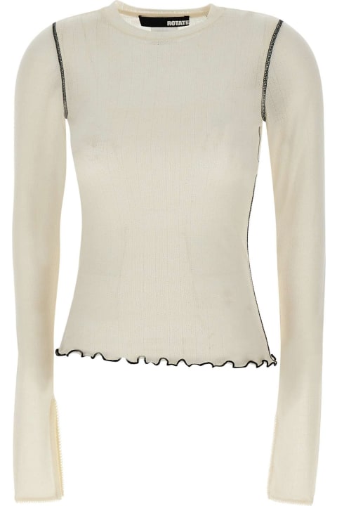 Rotate by Birger Christensen Sweaters for Women Rotate by Birger Christensen "pointelle" Top