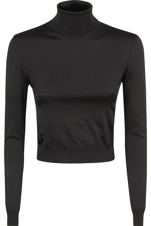 Ralph Lauren Sweaters for Women Ralph Lauren Crop Tn-long Sleeve-pullover