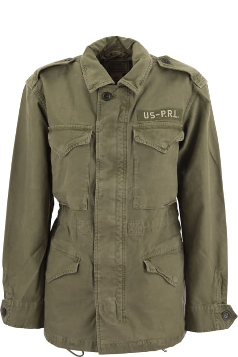 Polo Ralph Lauren Coats & Jackets for Women Polo Ralph Lauren Twill Army Jacket