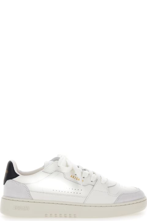Fashion for Women Axel Arigato 'dice Lo' White Sneakers With Logo Detail And Black Heel Tab In Suede And Leather Woman