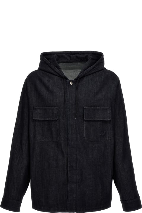 Giorgio Armani Coats & Jackets for Men Giorgio Armani Denim Jacket