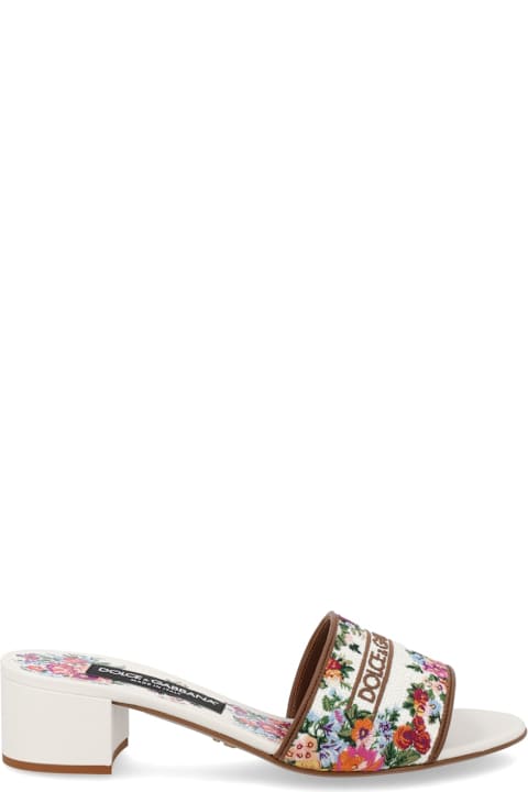 Dolce 
Gabbana Sandal With Embroidery