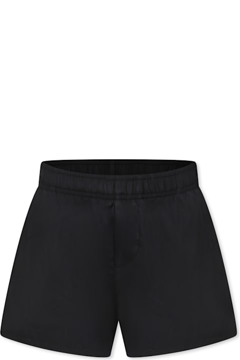Dsquared2 Swimwear for Boys Dsquared2 Black Swim Shorts For Boy With Logo