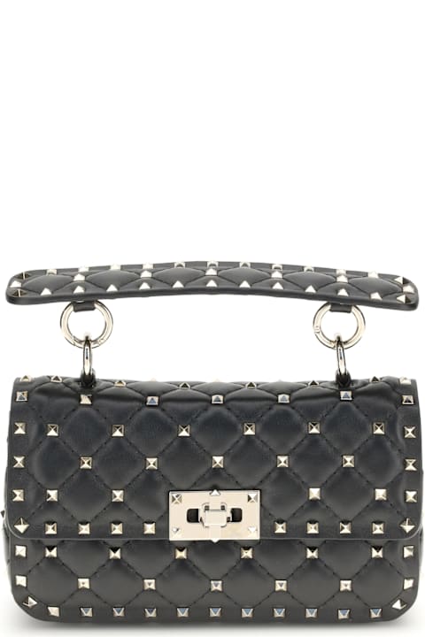 Homeware Valentino Garavani Small Leather Rockstud Spike Handbag