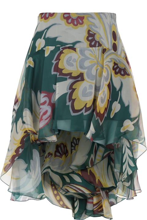 Homeware Etro Asymmetric Mini Skirt