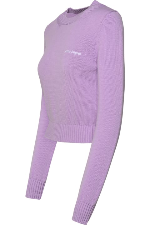 Palm Angels for Women Palm Angels Lilac Cotton Sweater