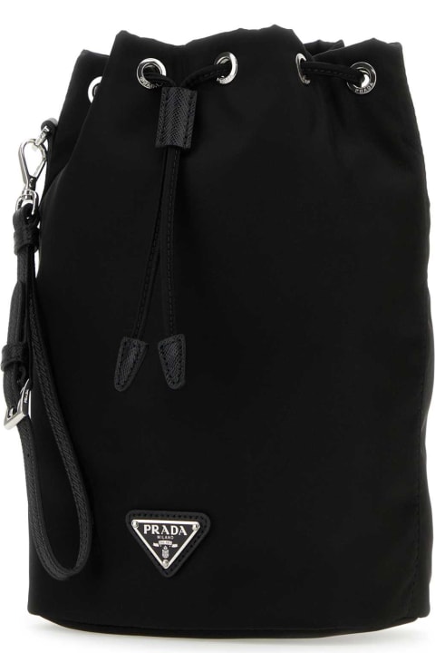 Bags for Women Prada Black Nylon Clutch