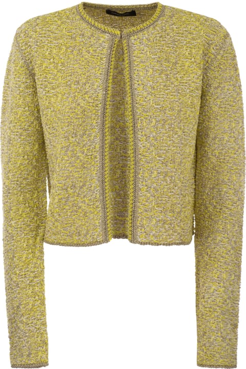 Sweaters for Women Fabiana Filippi Short Tweed Cardigan