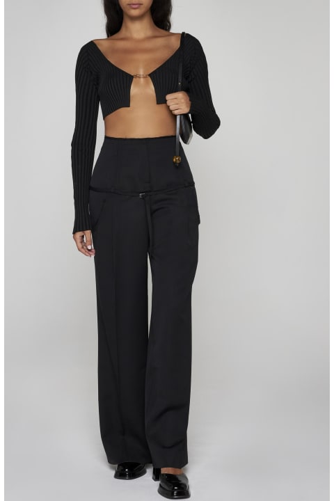 Fashion for Women Jacquemus Criollo Wool Trousers