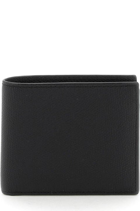 Valextra for Men Valextra V-cut-out Bi-fold Wallet