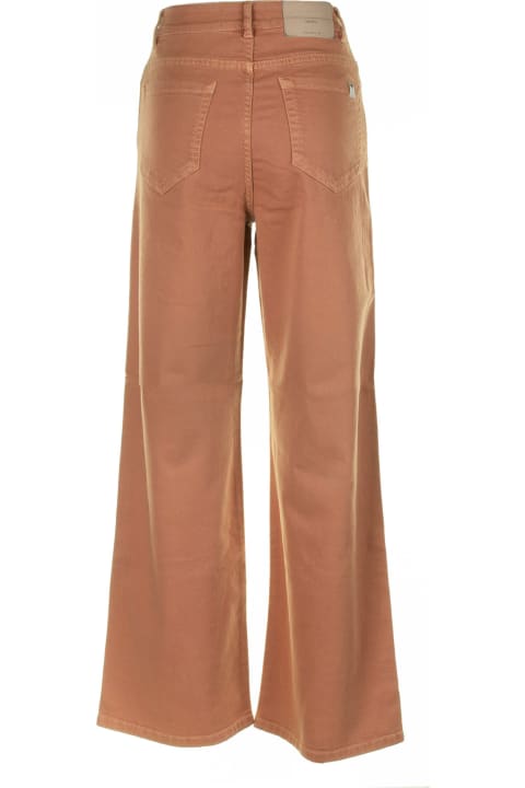 Weekend Max Mara Pants & Shorts for Women Weekend Max Mara High-waisted Palazzo Trousers In Cotton