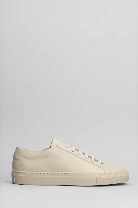 Common Projects Shoes for Women Common Projects Original Achilles Sneakers In Taupe Leather