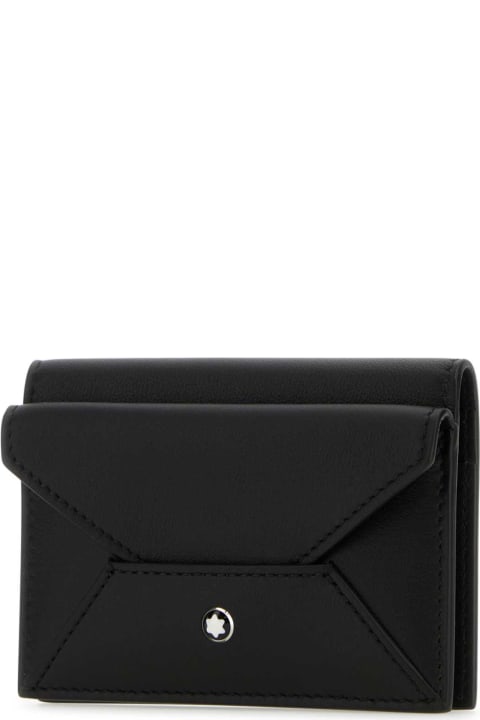 ウィメンズ Montblancのアクセサリー Montblanc Black Leather Cardholder