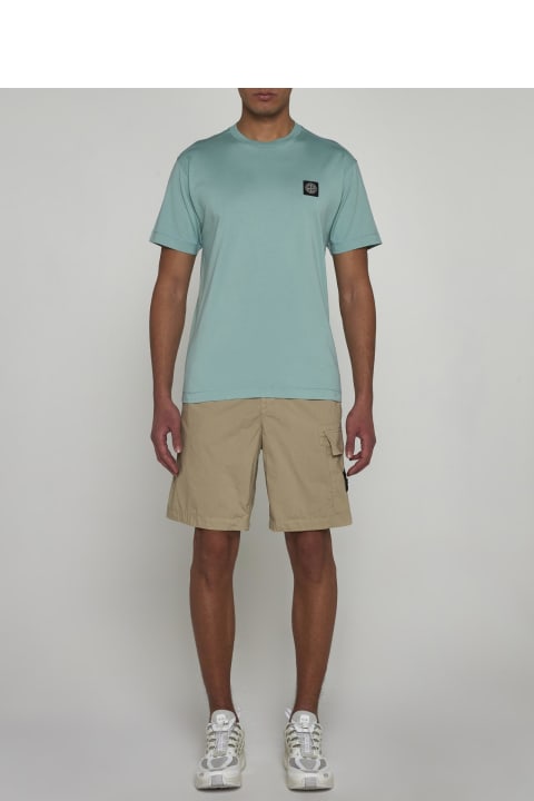 Stone Island Topwear for Men Stone Island Logo-patch Cotton T-shirt