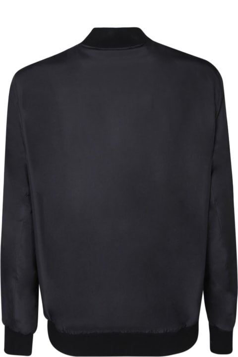 Kiton Coats & Jackets for Women Kiton Kiton Black Nylon Bomber Jacket