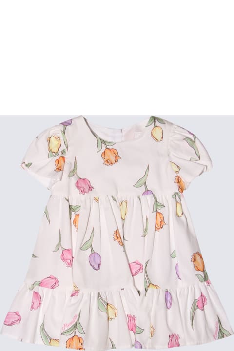 Sale for Baby Girls Monnalisa White Cotton Dress