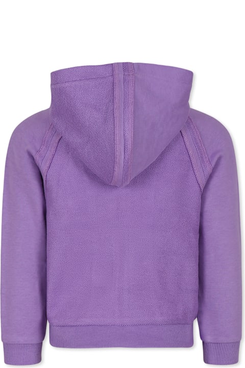 Homeware Marc Jacobs Purple Sweatshirt For Girl With Logo