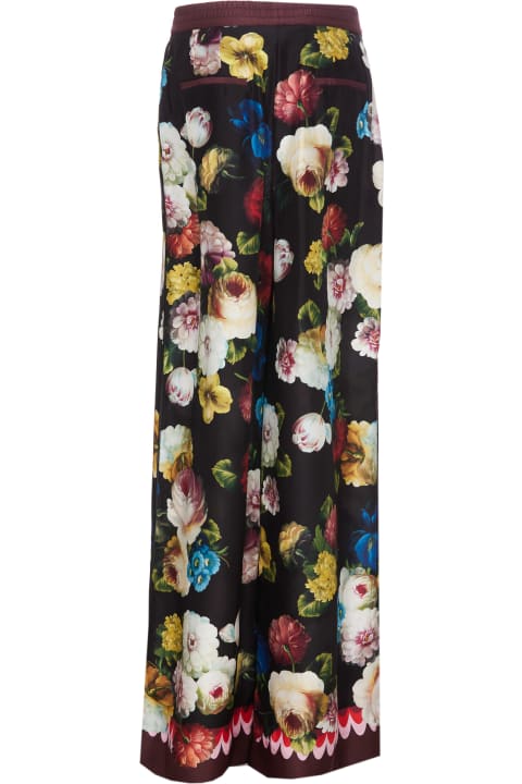 Pants & Shorts for Women Dolce & Gabbana Pants With Floral Print