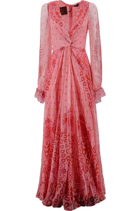 Homeware Etro Long-printed Ruffled Dress