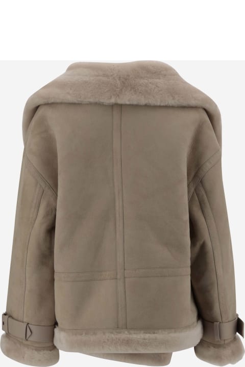 Suede And Shearling Jacket