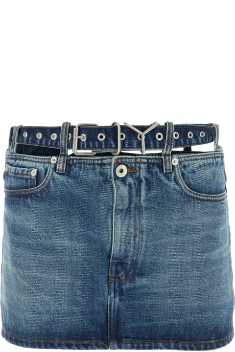 Y/Project Skirts for Women Y/Project Denim Mini Skirt