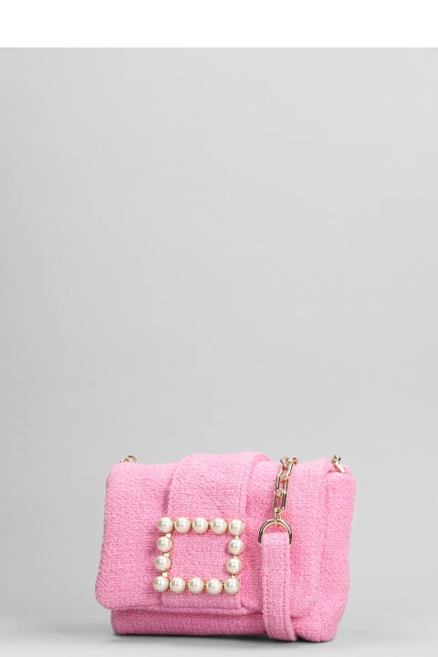 Roberto Festa Shoulder Bags for Women Roberto Festa Gloria Shoulder Bag In Rose-pink Fabric