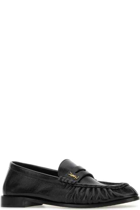 Saint Laurent Shoes for Men Saint Laurent Black Leather Le Loafer Loafers