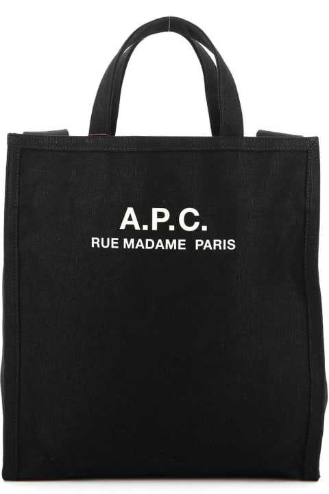 A.P.C. Totes for Men A.P.C. Recuperation Canvas Shopping Bag