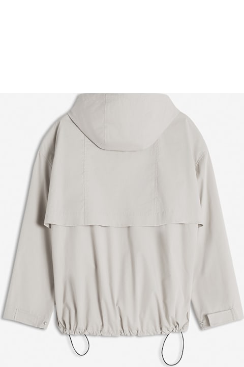 Maison Kitsuné for Kids Maison Kitsuné Hooded Zipped Windbreaker