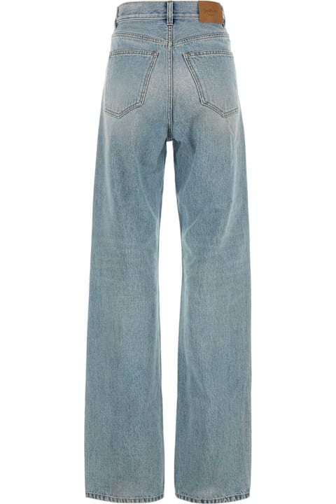 Saint Laurent Jeans for Women Saint Laurent Denim Wide-leg Jeans