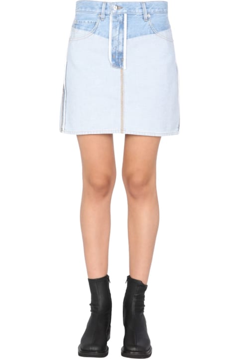 Homeware Helmut Lang Revers Denim Skirt