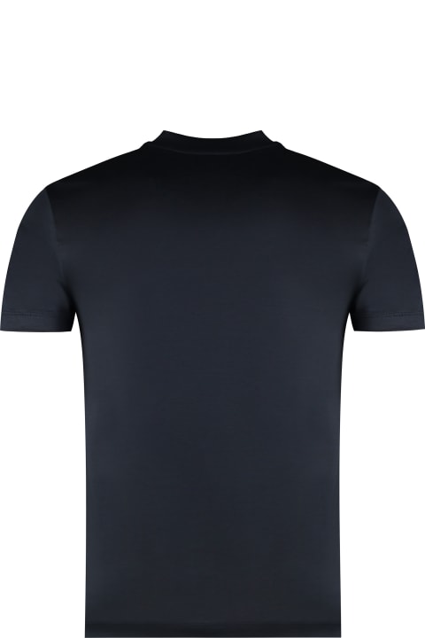 Emporio Armani Topwear for Men Emporio Armani Blend Cotton Crewneck T-shirt
