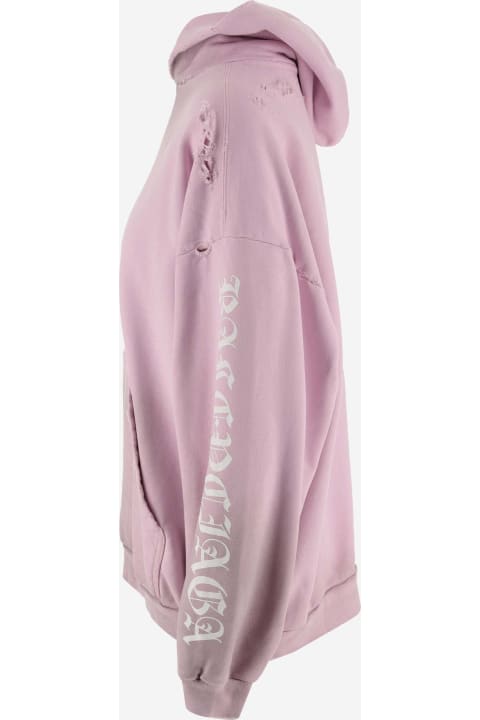 Fleeces & Tracksuits for Women Balenciaga Cotton Hoodie With Logo