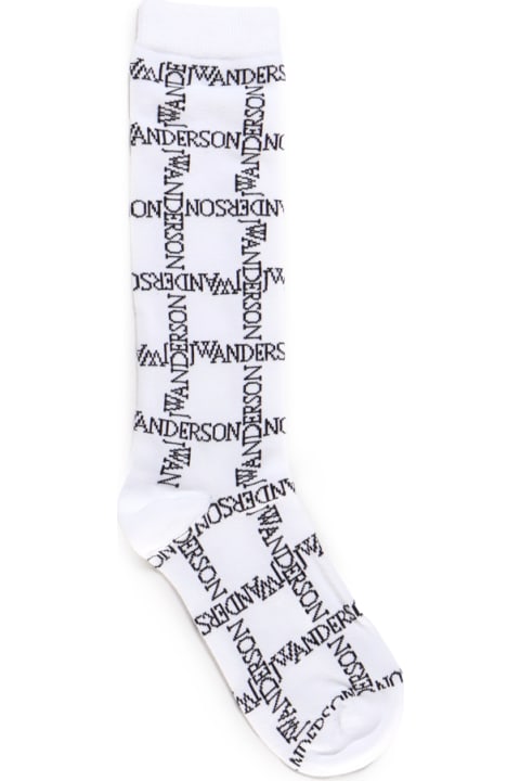 أدوات منزلية J.W. Anderson Men's Socks With All-over Logo Decoration