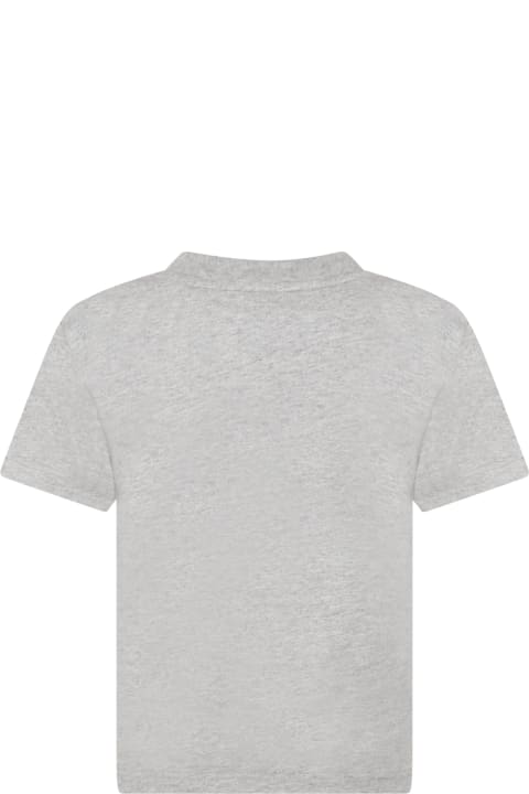 Grey T-shirt For Boy With Logo