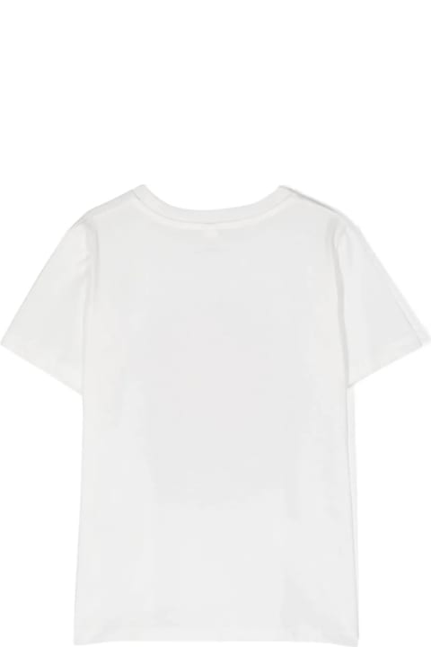 Fashion for Girls Stella McCartney Kids White T-shirt With Disc With Shell Logo