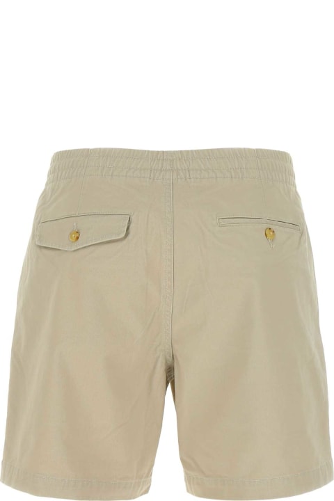 Polo Ralph Lauren for Men Polo Ralph Lauren Dove-grey Stretch Cotton Bermuda Shorts