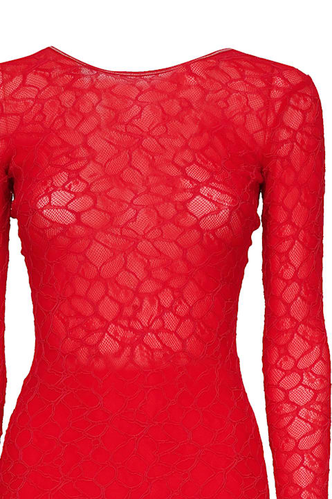 Pinko Dresses for Women Pinko Lace Dress With Open Back