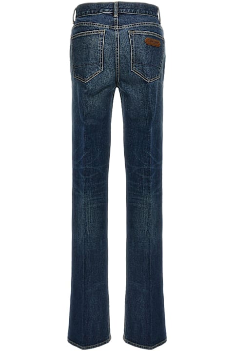 Tom Ford for Women Tom Ford Stretch Raw Denim Flared Jeans