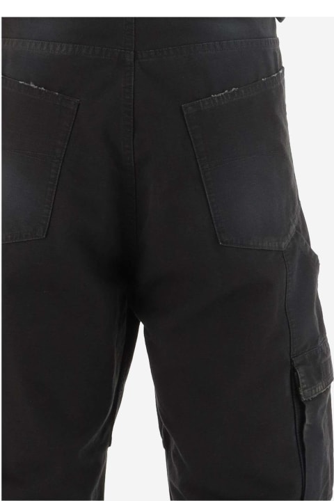 Balenciaga Pants for Men Balenciaga Cropped Skater Pants In Cotton Denim