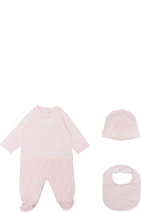 Fendi Bodysuits & Sets for Women Fendi Fendi Kids Kids Pink