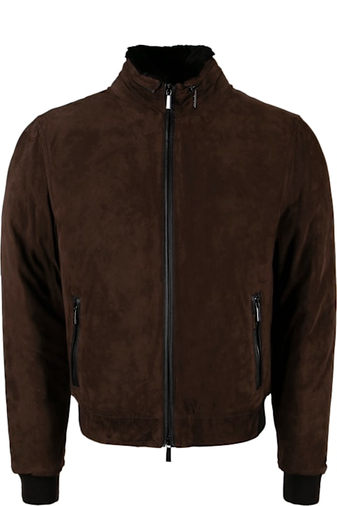 Homeware Moorer Celotti Leather Jacket