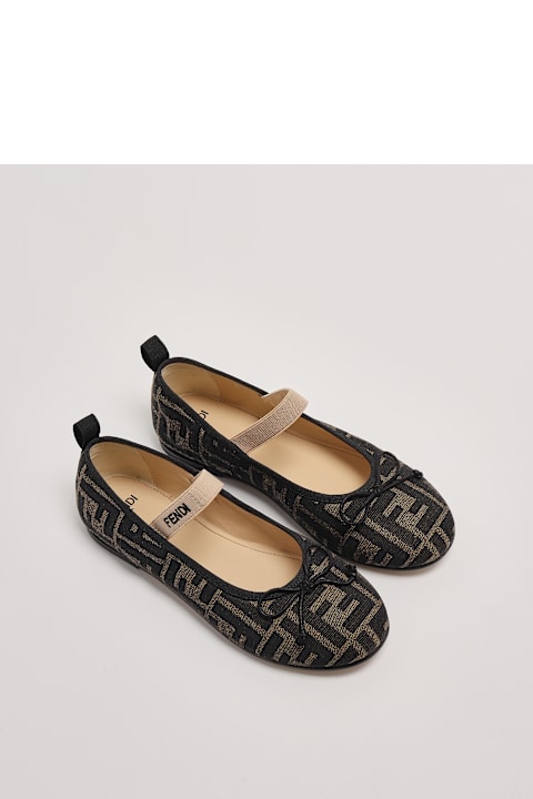 Fendi Shoes for Girls Fendi Dancer Flat Shoes
