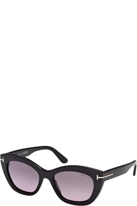 Tom Ford Eyewear for Kids Tom Ford Eyewear Tom Ford Tf 1285 Linda 02 - Black/grey Sunglasses