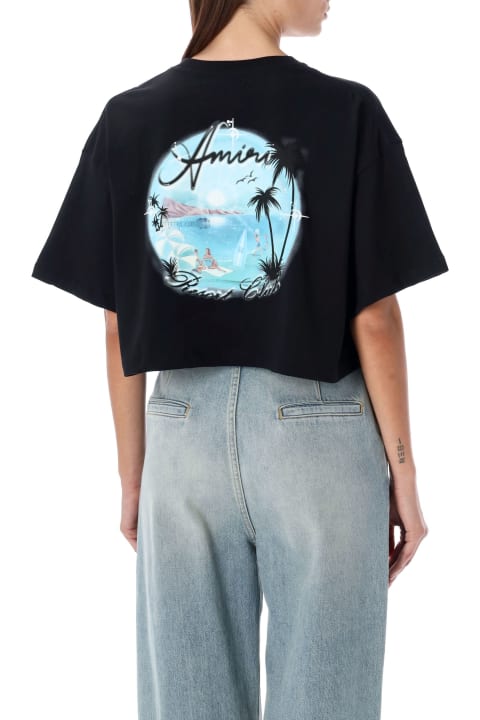 AMIRI Topwear for Women AMIRI Air Brush Cropped T-shirt