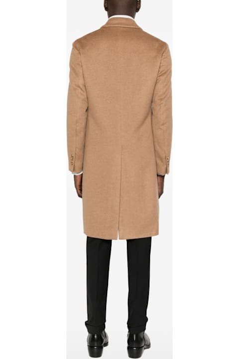 أدوات منزلية Lardini Lardini Beige Coat Double-breasted
