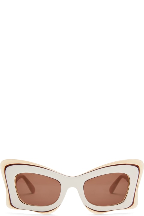 Eyewear for Women Loewe Lw40140u - White / Beige Sunglasses